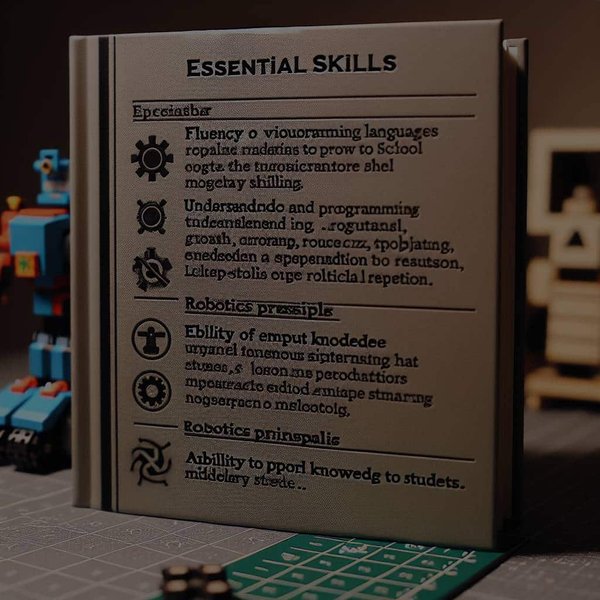 Quelles compétences faut-il acquérir pour devenir un spécialiste en enseignement de la programmation robotique pour les collégiens ?